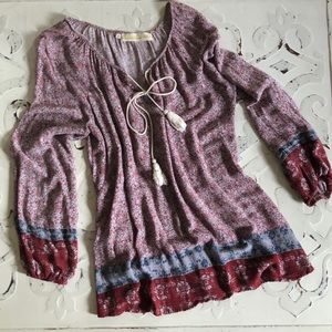 Women’s Magnolia South Peasant Top - L